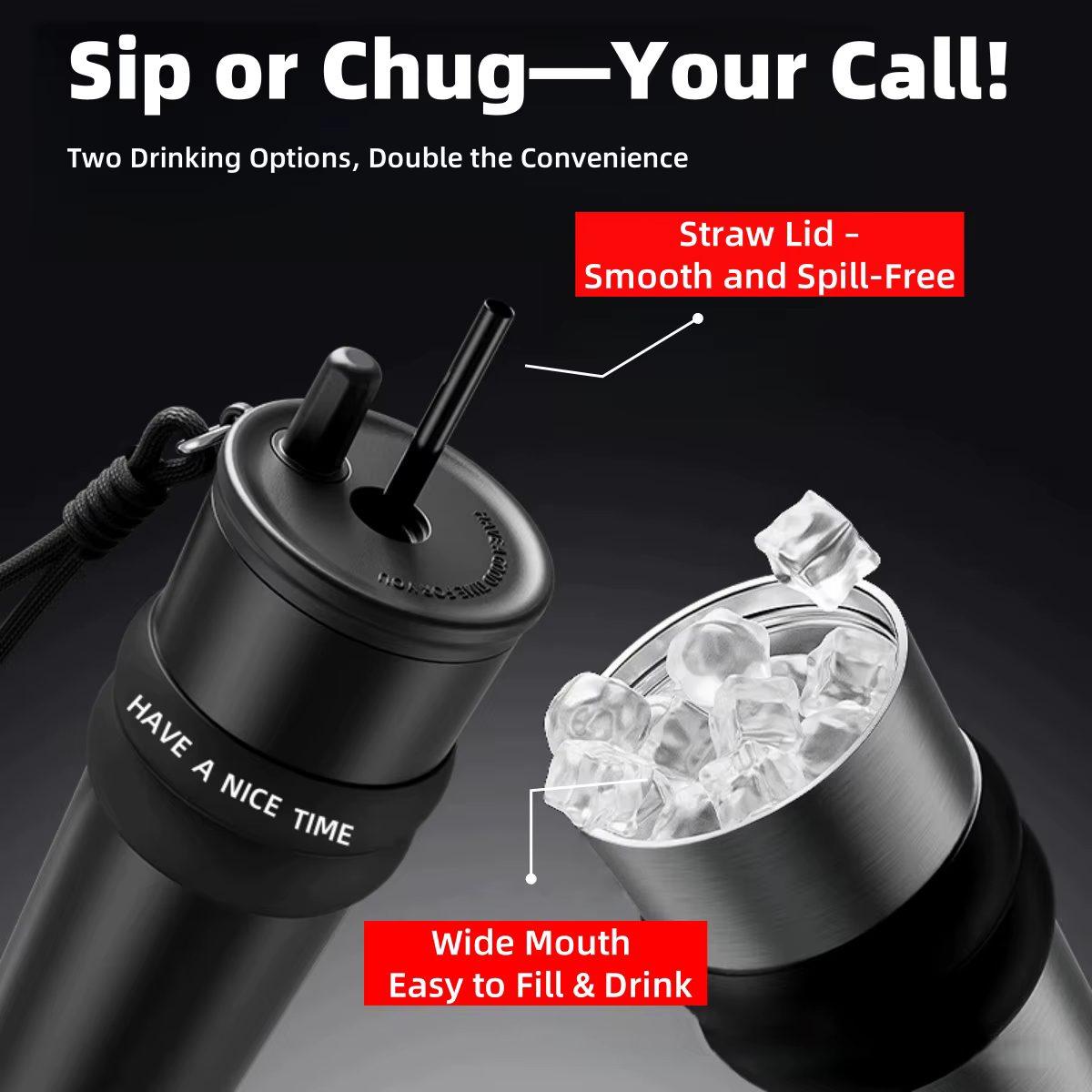 Bouteille isolée sous vide en acier inoxydable avec paille, Thermos anti-fuite pour chaud et froid, bouteille d'eau Portable pour les voyages et le sport