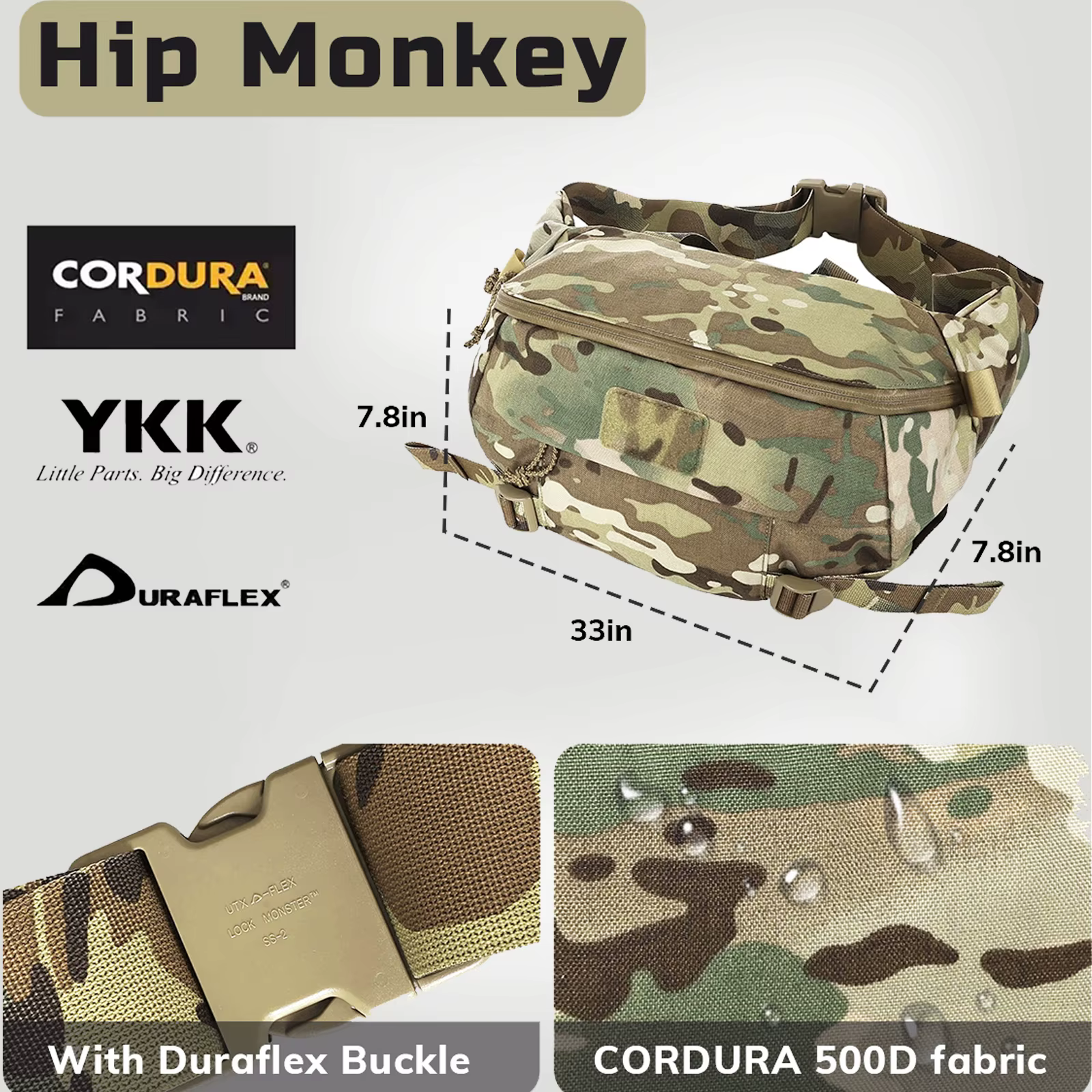 Sac de taille multifonctionnel VOTAGOO