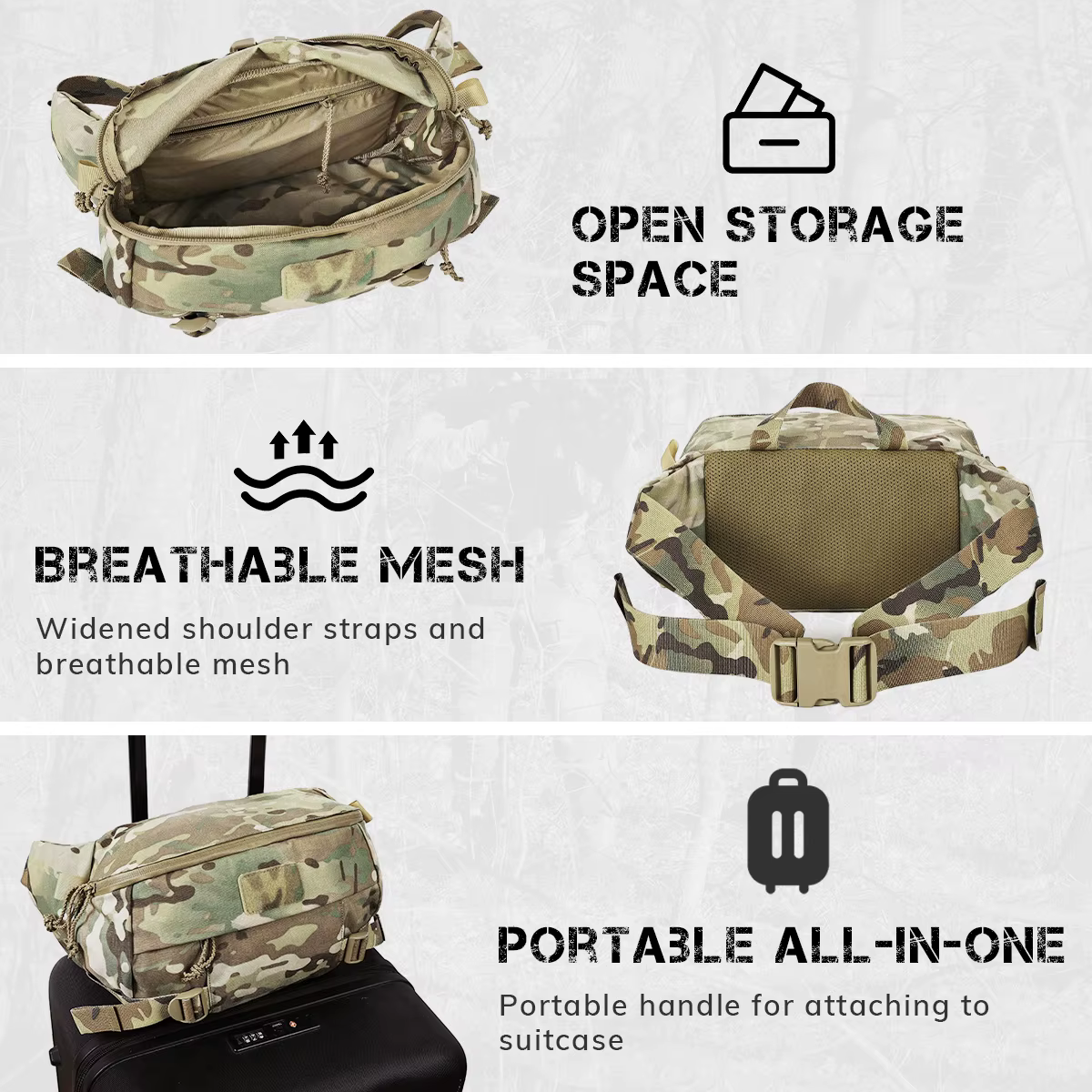 Sac de taille multifonctionnel VOTAGOO