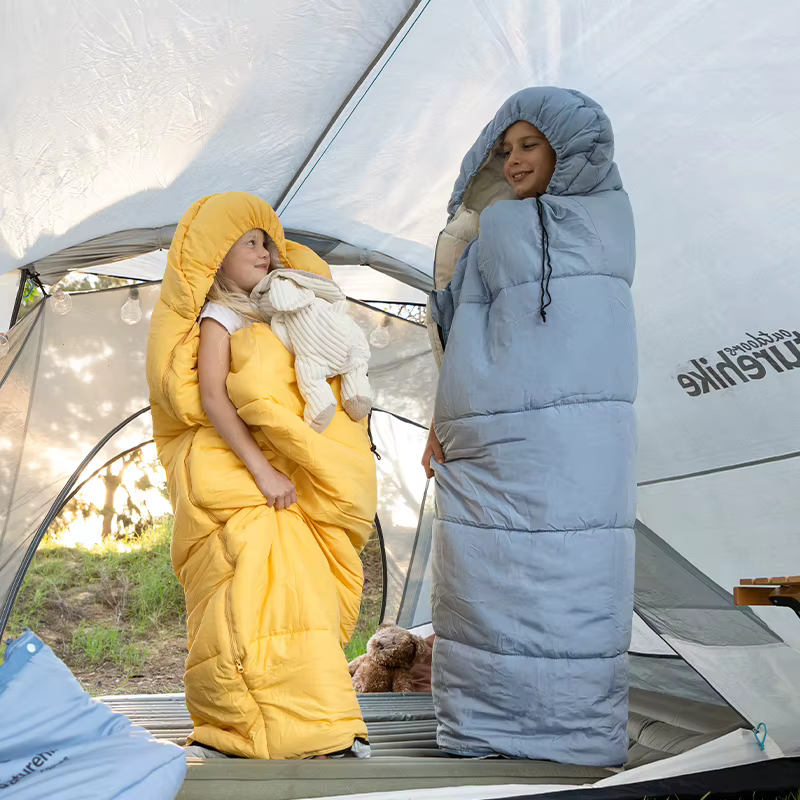 Naturehike-sac de couchage pour enfants, épissage étendu, camping, randonnée, chaud, momie, extérieur