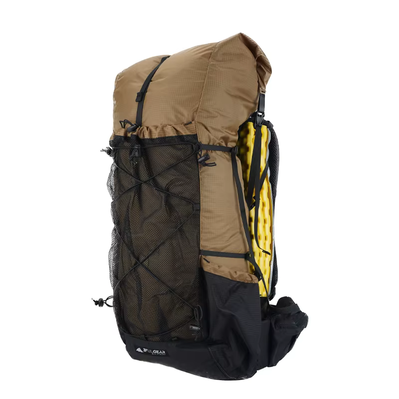 Sac à dos de randonnée résistant à l'eau 3F UL GEAR, sac de camping léger, sac à dos de voyage, sac à dos de montagne, sac à dos de trekking, 40+16L