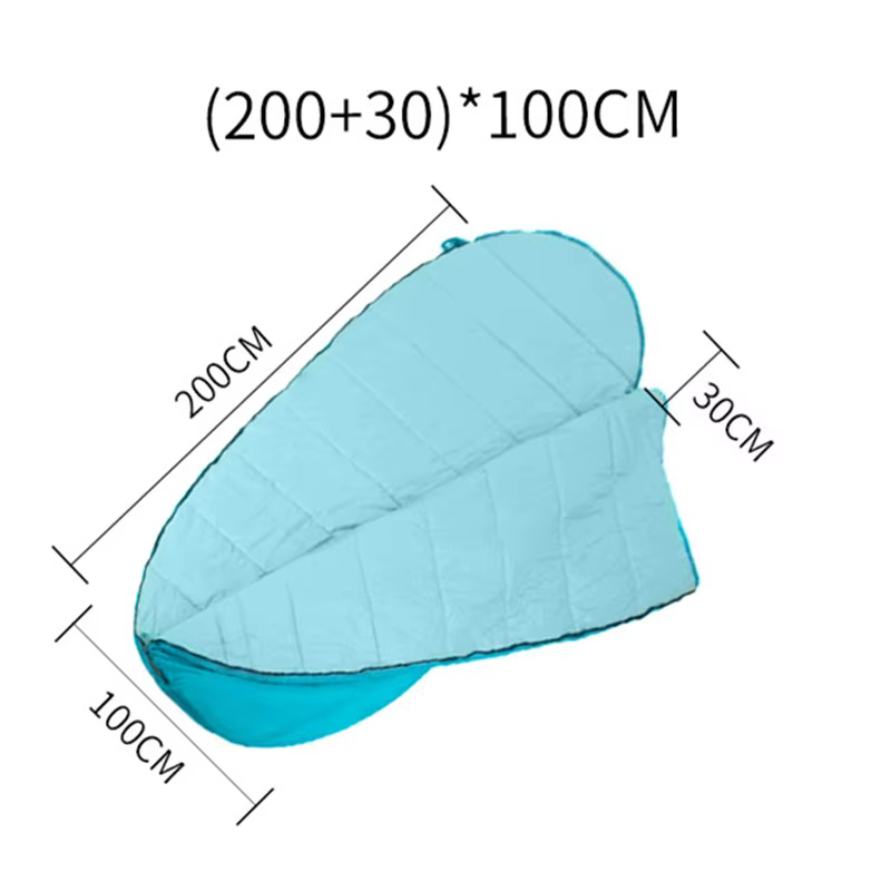 Sac de couchage portable en coton chaud étanche pour adultes