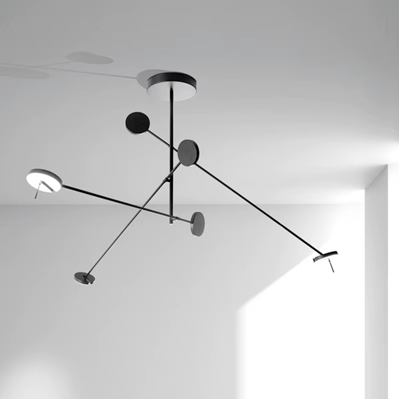 Lustre à bras long rotatif à LED réglable, lampe de face créative, chambre à coucher, salle à manger, salon, designer minimaliste