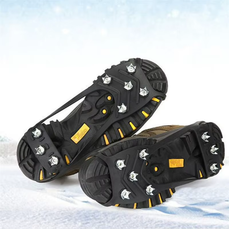 1 paire de crampons d'escalade professionnels à 8 pointes