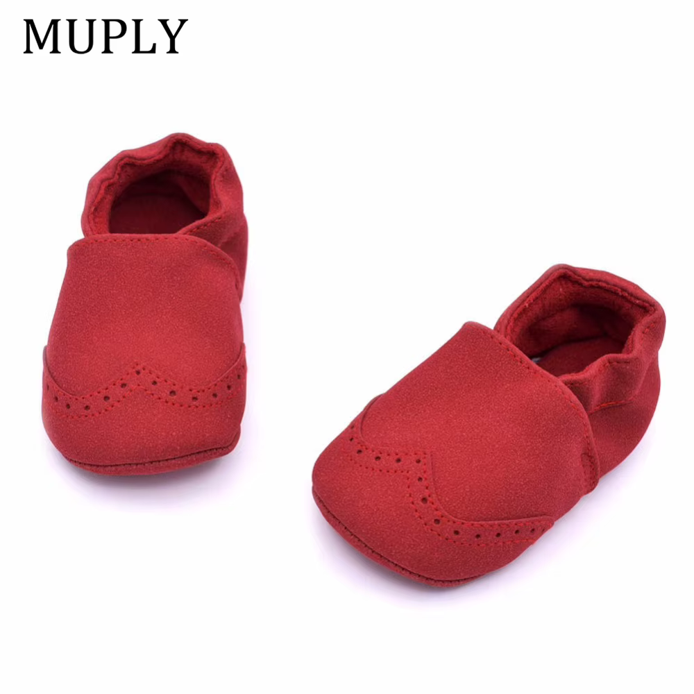 Chaussures en cuir nubuck pour bébé,souliers pour enfant, nouveau-né, garçon, fille, mocassins, semelle souple, premiers pas, 0 à 18 mois, haute qualité,