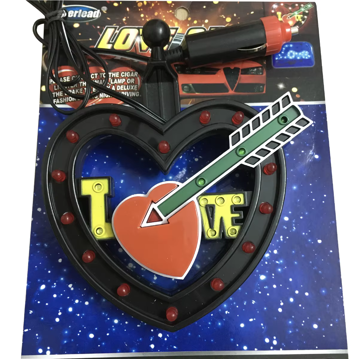 Lampe LED en forme de cœur DJ RGB, musique colorée, Flash étanche, pour jardin extérieur, fête de noël, saint-valentin, décoration de mariage