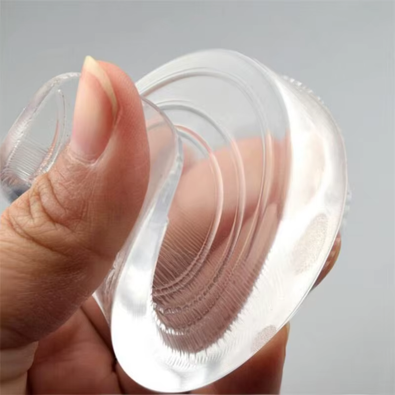 Semelle intérieure en Gel de Silicone pour augmenter la hauteur, Inserts de levage du talon, protection des pieds des chaussures, coussin élastique, Support de voûte plantaire pour unisexe