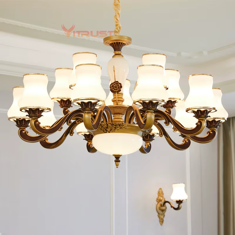Plafonnier LED suspendu en alliage de verre, design moderne, éclairage d'intérieur, luminaire décoratif de plafond, idéal pour un salon, une salle à manger, une chambre à coucher ou un Restaurant