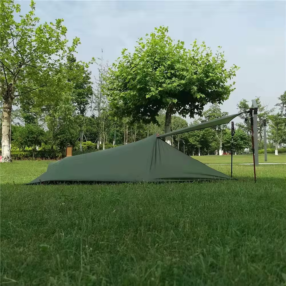 Tente de bivouac personnelle pour une personne, légère, tente pour une personne avec sac de transport, tente tunnel, pluie, 1.3kg