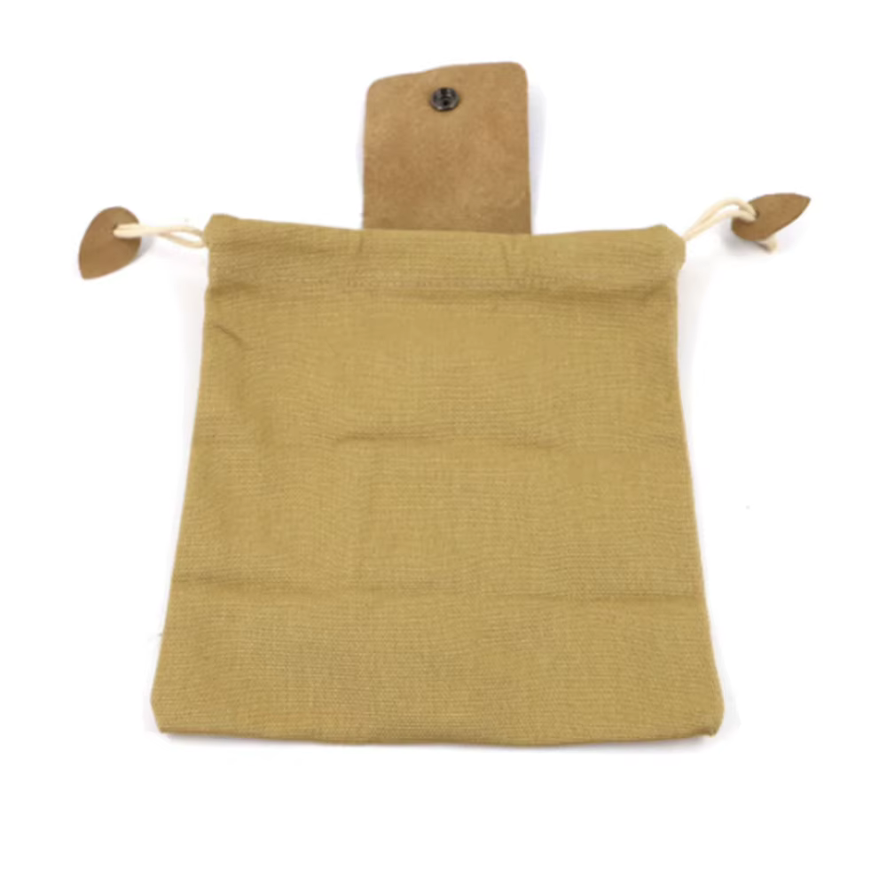 Nouveau sac de recherche de nourriture de randonnée en plein air Portable pochette de cueillette de fruits pliable Berry Puch stockage cuir Bushcraft sac en toile Camping