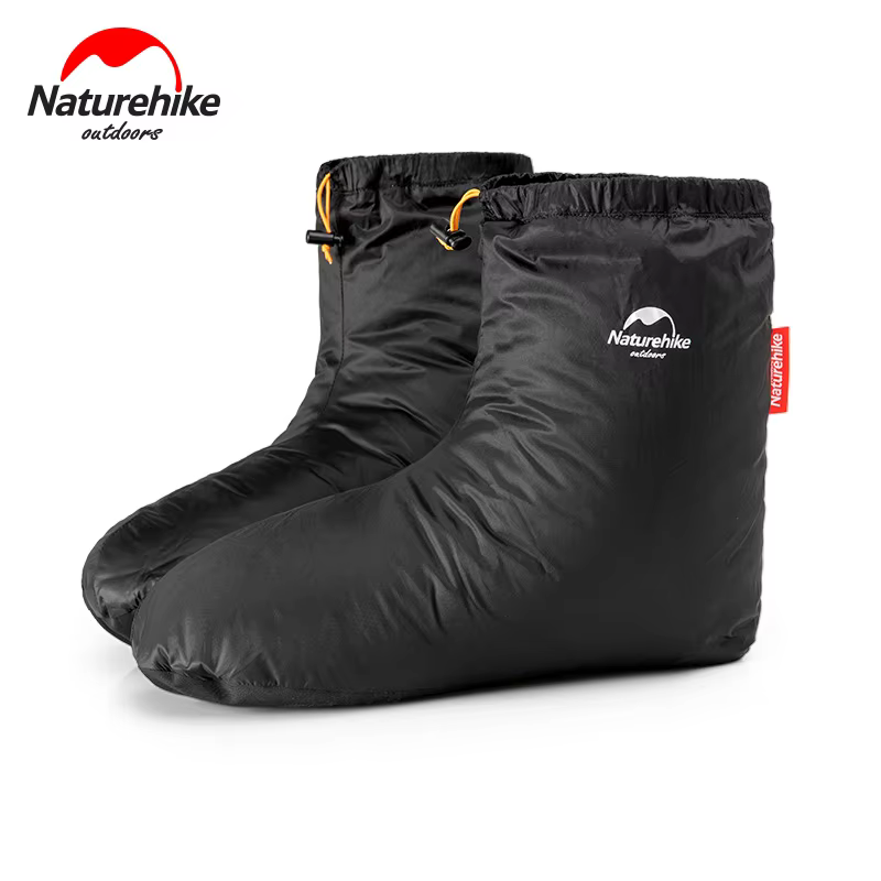 Naturehike – chaussettes en duvet d'oie, accessoires pour sac de couchage, pantoufles de Camping en plein air, chaussettes souples unisexes, résistantes à l'eau chaude, légères