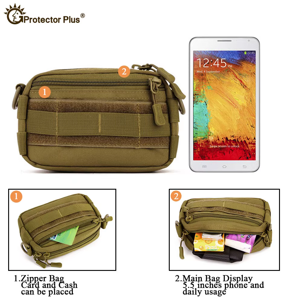 Pochette MOLLE utilitaire militaire tactique, sacoche de Sport de plein air, sac de ceinture militaire, sac pour randonnée Trekking