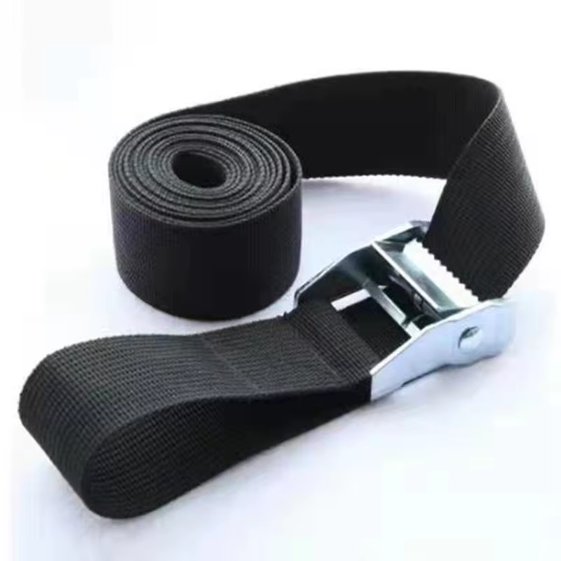 Sangle de Bagages Noire à Cliquet de 6m x 25mm