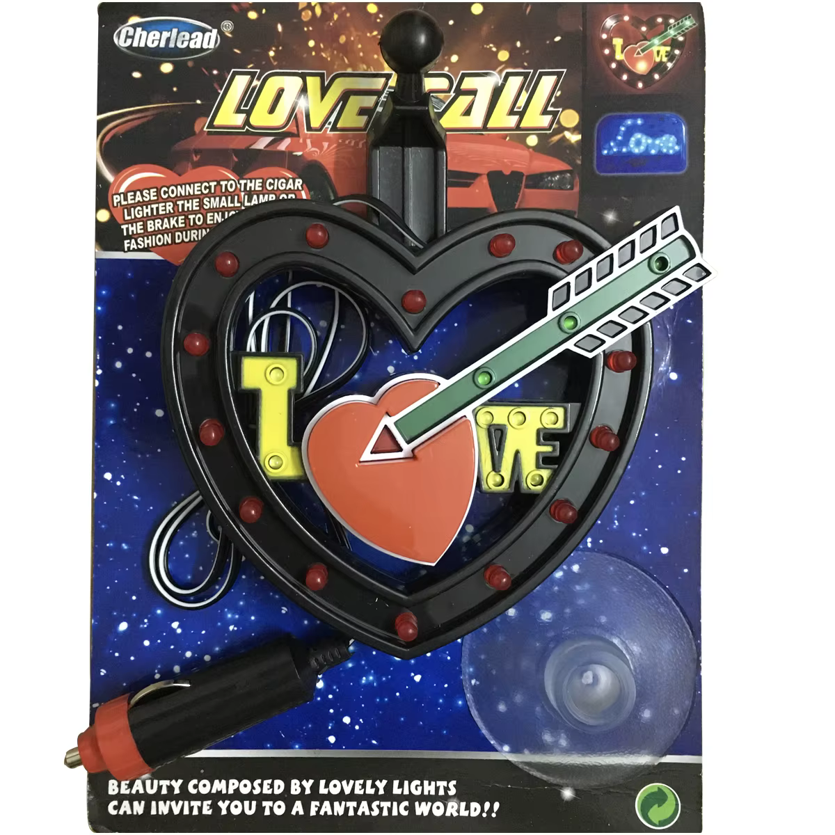 Lampe LED en forme de cœur DJ RGB, musique colorée, Flash étanche, pour jardin extérieur, fête de noël, saint-valentin, décoration de mariage