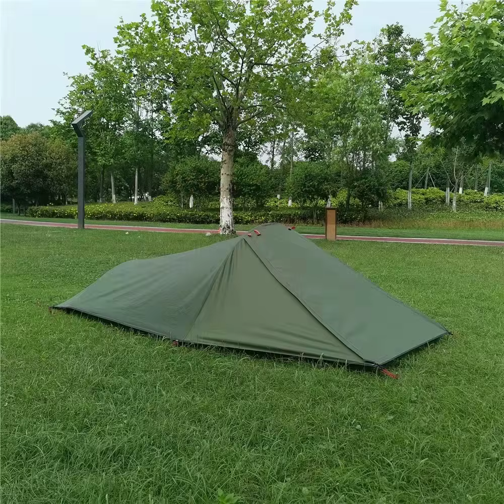 Tente de bivouac personnelle pour une personne, légère, tente pour une personne avec sac de transport, tente tunnel, pluie, 1.3kg