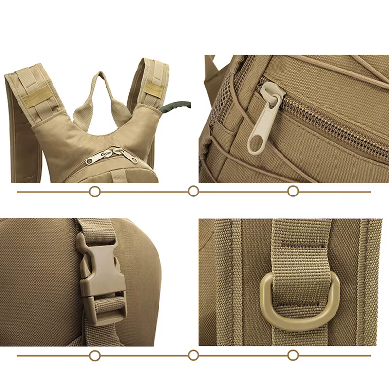 Sac à dos tactique léger avec poche d'hydratation