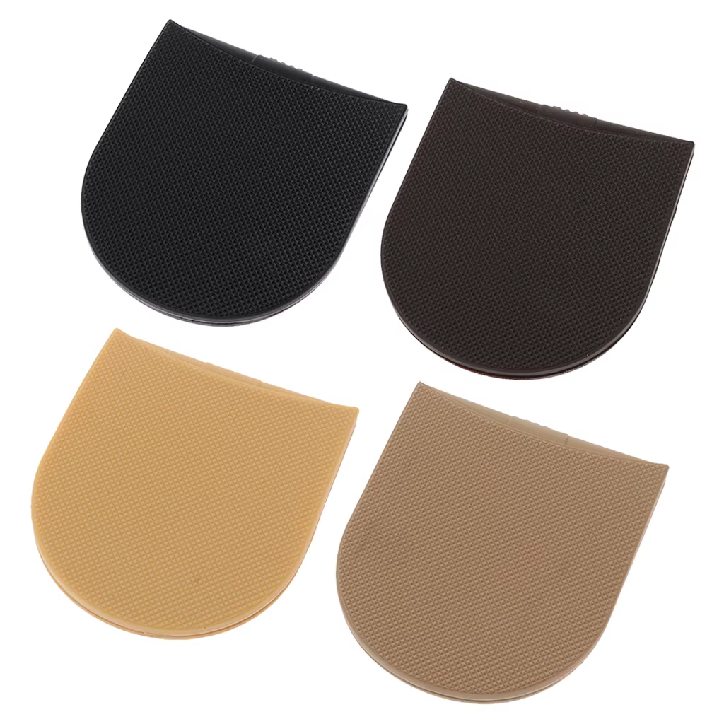 Prettyia 2x Kit de réparation de semelles de chaussures avec colle en caoutchouc sur les talons pour hommes et femmes
