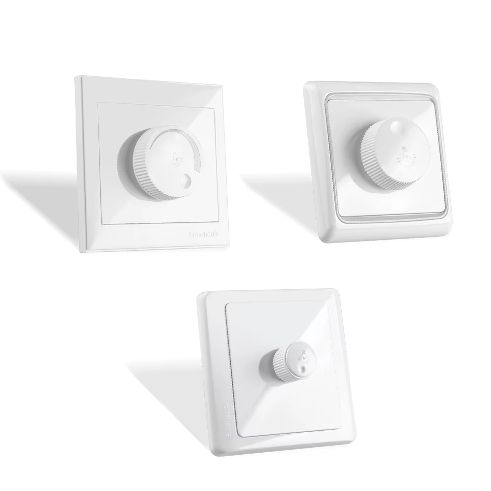 Variateur mural LED 300W 600W 1000W, interrupteur réglable, luminosité du contrôleur sombre au pilote lumineux, variateur pour lumière variable