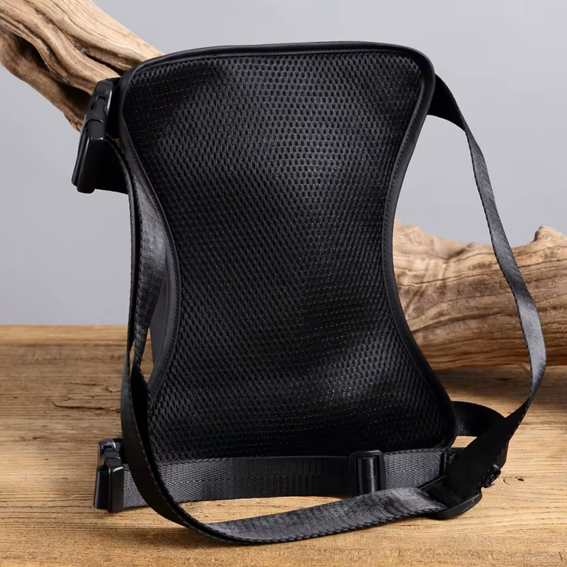 Sac de jambe en toile Oxford pour hommes, sac banane, hanche, ceinture, décontracté, initié, moto, équitation, cuisse