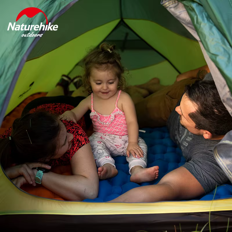 Authentique Naturehike sac à dos coussin de couchage gonflable Camping tapis matelas Durable isolé