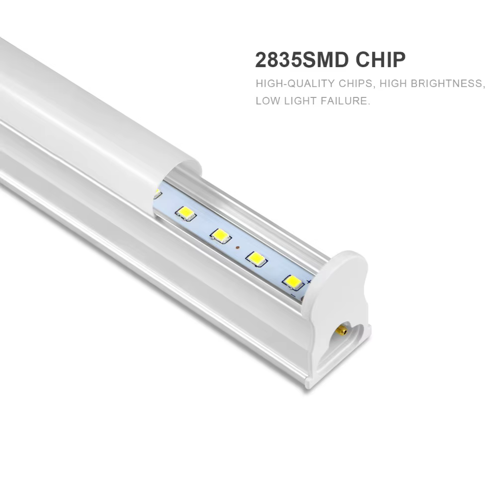 Veilleuse LED t5 à lumen élevé, tube fluorescent de remplacement 6w/8w/15w/25w, lampe t8 sans scintillement pour les magasins commerciaux, les hôtels, 29/30/50cm
