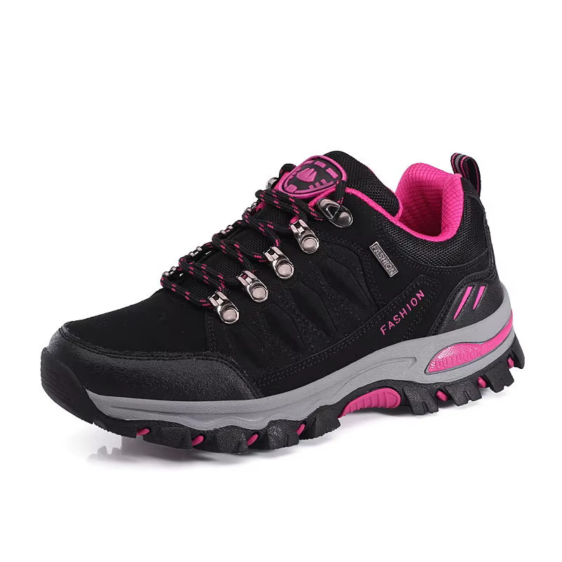Femmes chaussures de randonnée en plein air trekking sport escalade Camping bottes antidérapant imperméable marche Jogging formateurs baskets à lacets