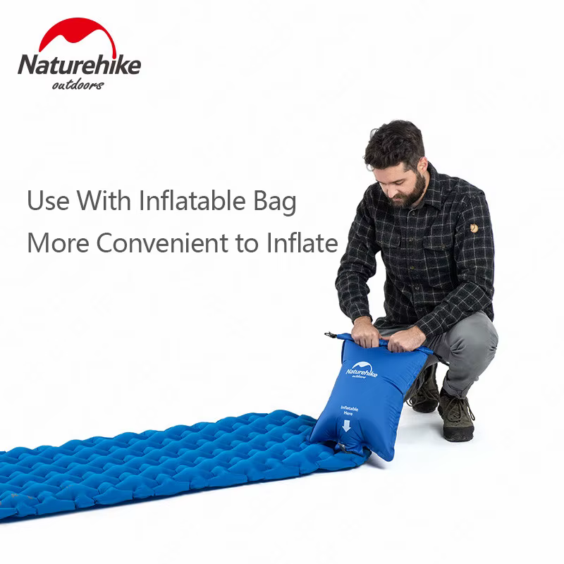 Authentique Naturehike sac à dos coussin de couchage gonflable Camping tapis matelas Durable isolé