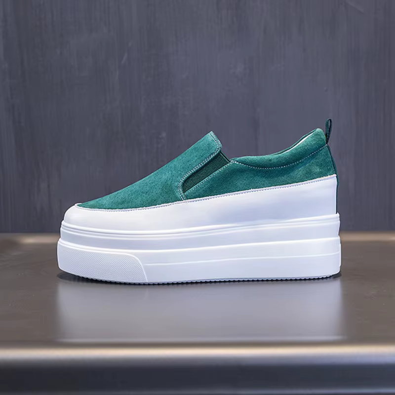 Mocassins à Semelle Plate pour Femme, Chaussures Décontractées à Enfiler, Semelle Optique, Printemps Automne 2021