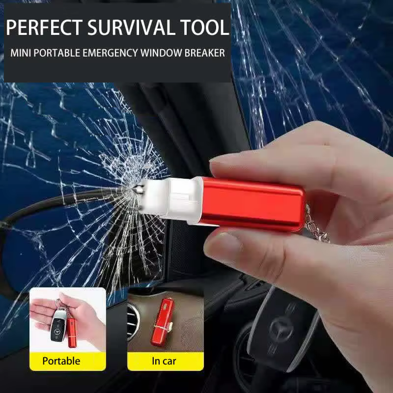 Mini marteau de sécurité Portable pour voiture, brise-vitre d'urgence, porte-clés d'évasion dans l'eau, outil EDC de survie en plein air, cadeau d'auto-défense
