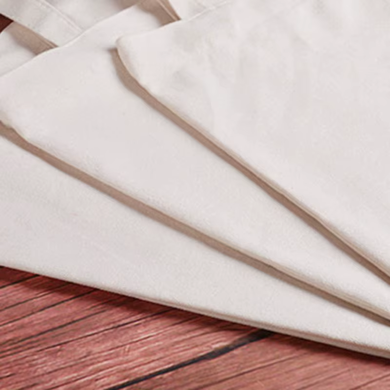 Sac fourre-tout en toile de coton de grande capacité