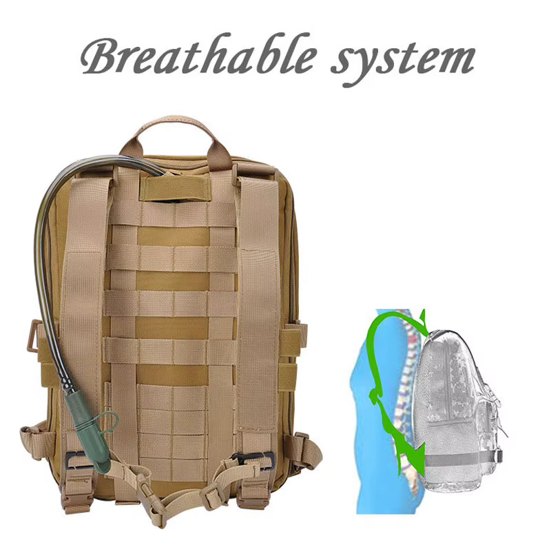 Flatpack D3 sac à dos tactique Molle Airsoft sac à dos chasse en plein air polyvalent gilet d'assaut sac accessoires