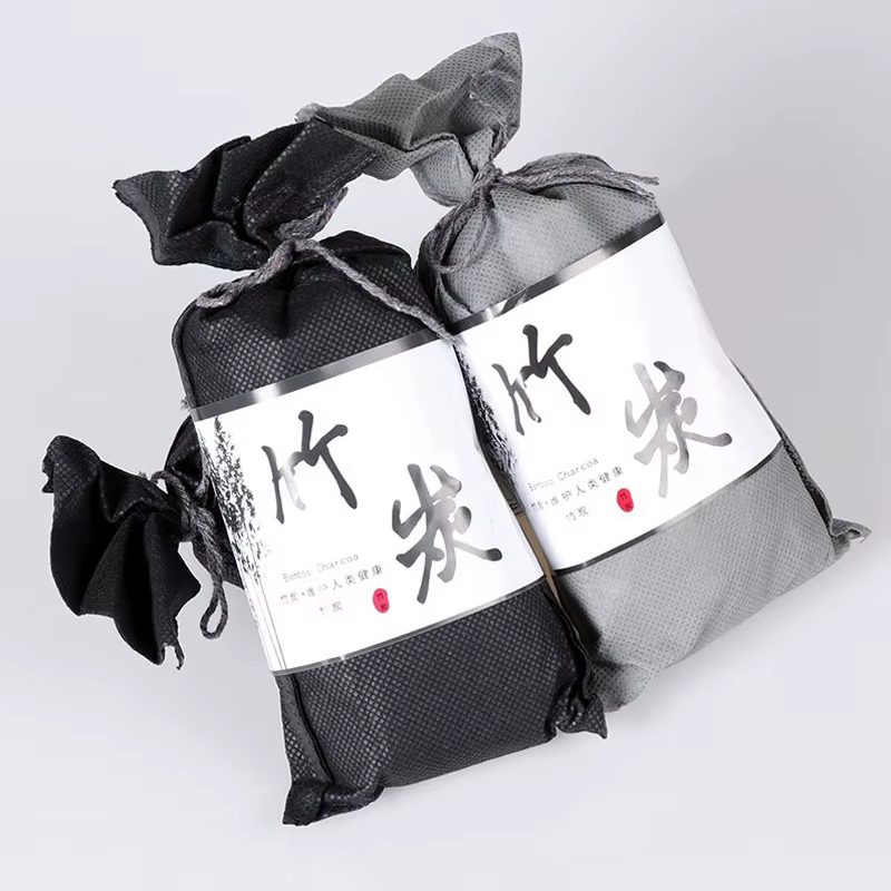 Sacs de purification d'air au charbon de bambou, pour réfrigérateurs, armoires, armoires à chaussures, désodorisant de voiture, sac en charbon actif