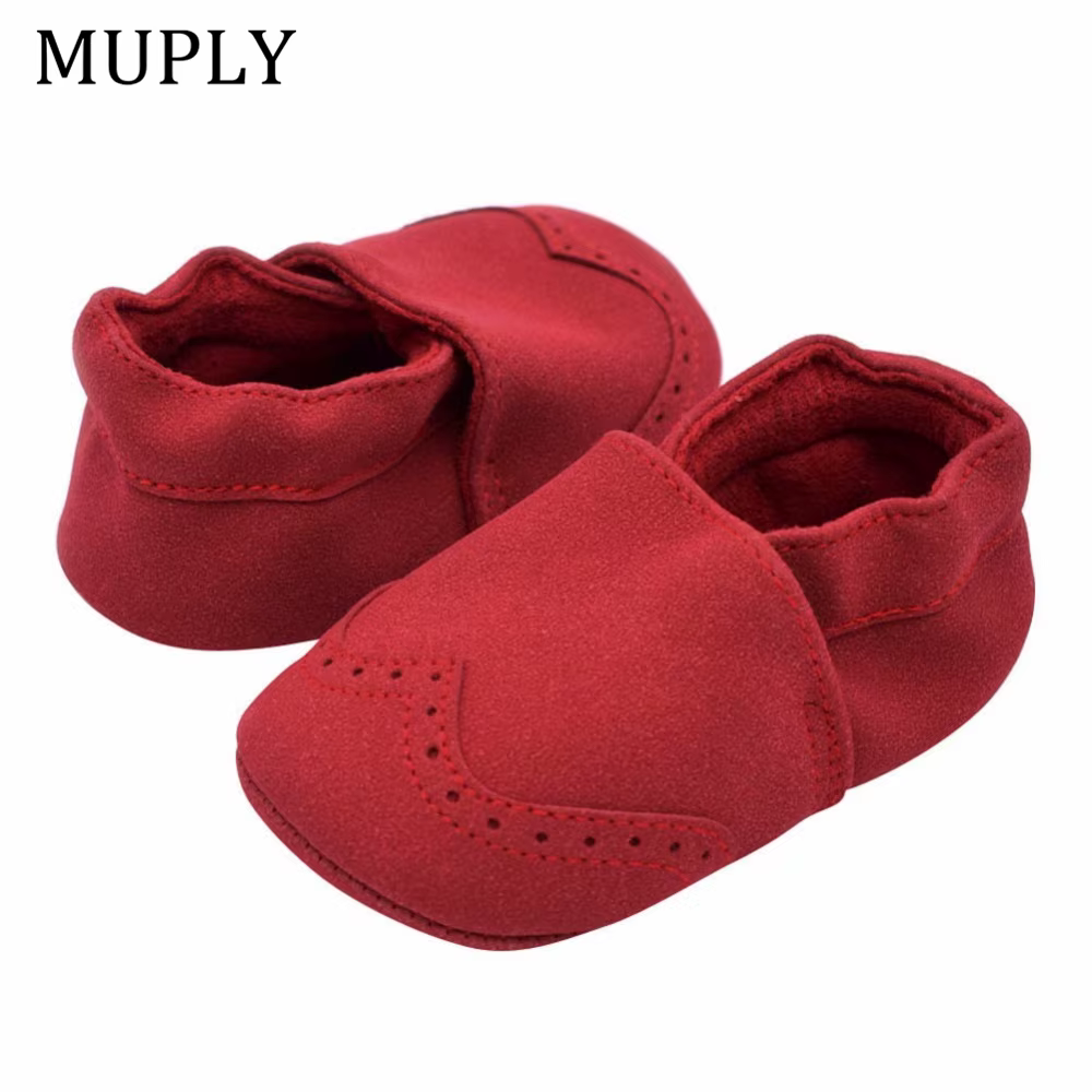 Chaussures en cuir nubuck pour bébé,souliers pour enfant, nouveau-né, garçon, fille, mocassins, semelle souple, premiers pas, 0 à 18 mois, haute qualité,