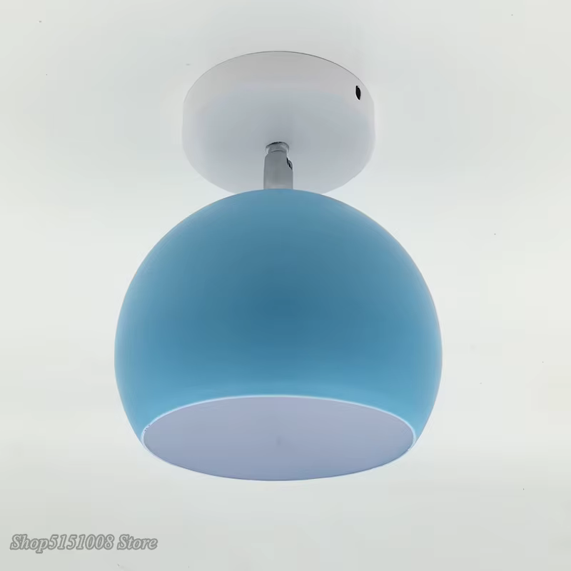 Plafonnier LED Macaron au Design Nordique Moderne, Luminaire Décoratif d'Nik, Idéal pour un Salon, une Chambre à Coucher