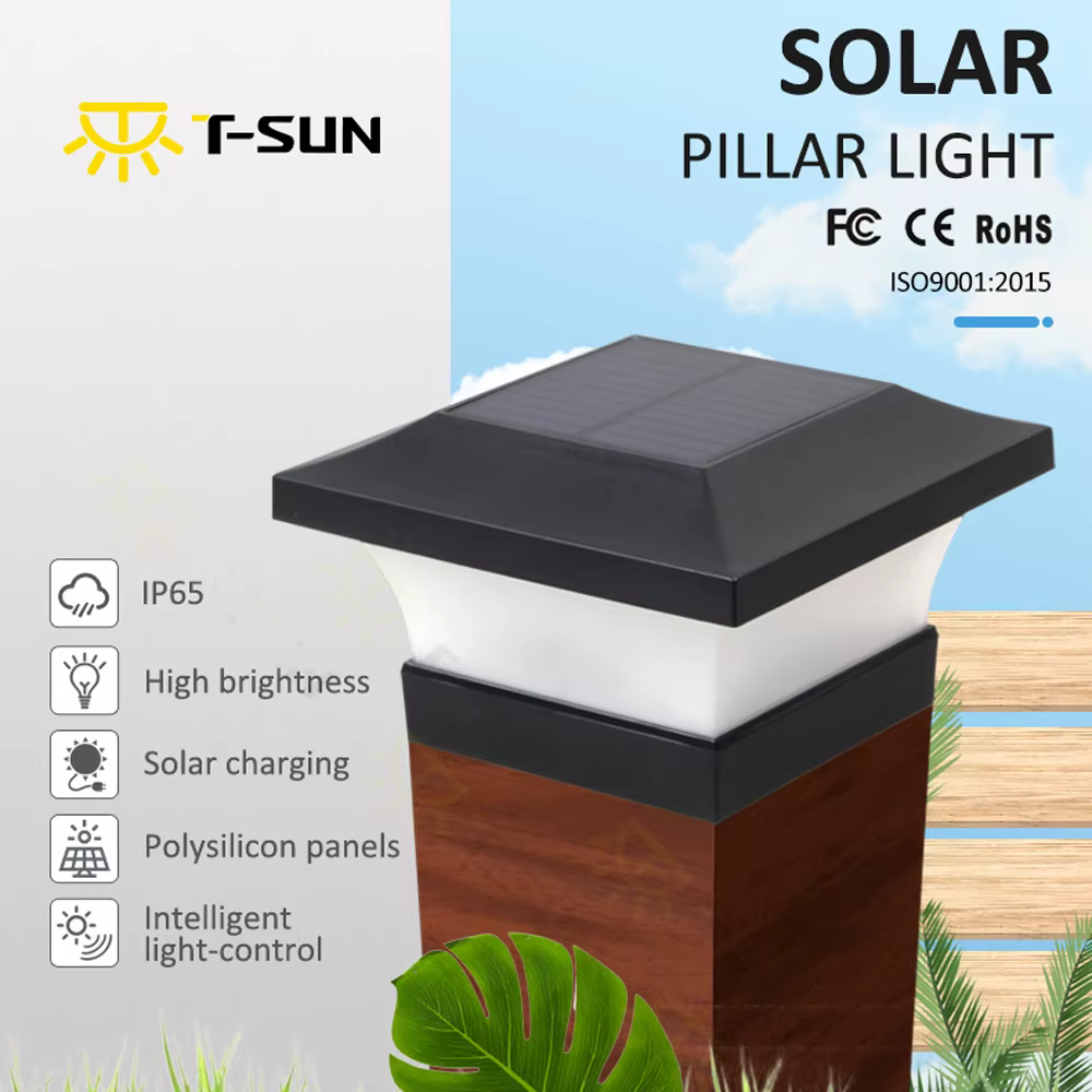 T-SUNRISE 1-4pcs Solaire Lumière Clôture