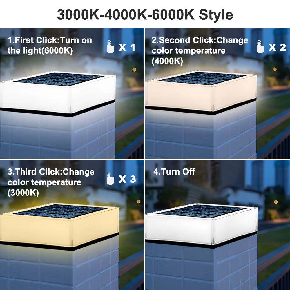 T-SUN 1PC lumière d'énergie solaire IP65