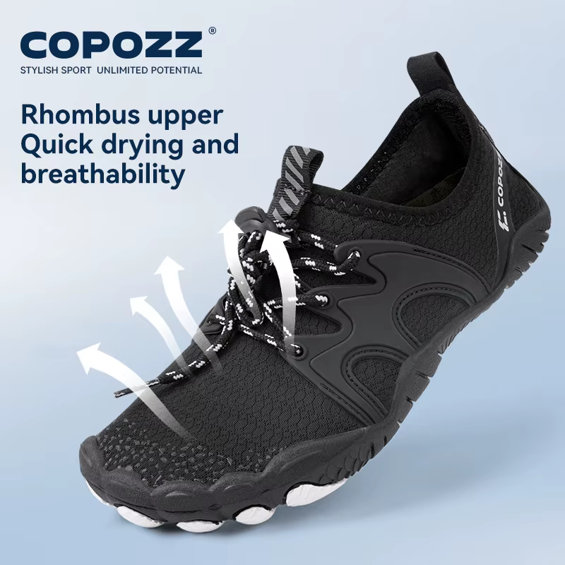 COPOZZ-Chaussures de Pataugeoire Unisexes, Baskets de dehors Antidérapantes, Résistantes à l'Usure, à vaccage Rapide, Pieds Nus, pour la Plage, pour Adulte, pour Homme et Femme