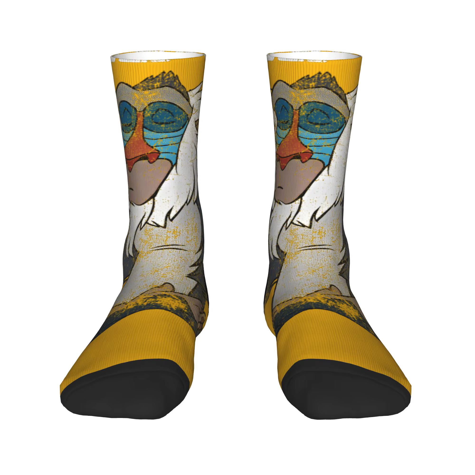 Roi Lion Rafiki bas de méditation réfrigérés Design chaussettes drôles printemps