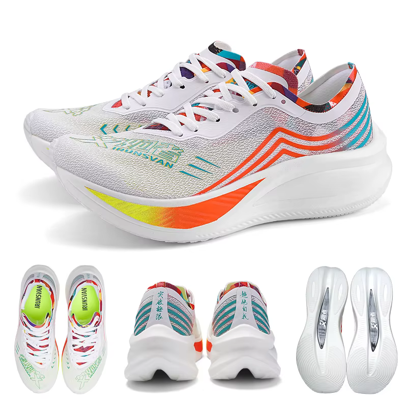 IRUNSVAN 1.0 Chaussures de course professionnelles en nylon avec plaque de carbone intégrale