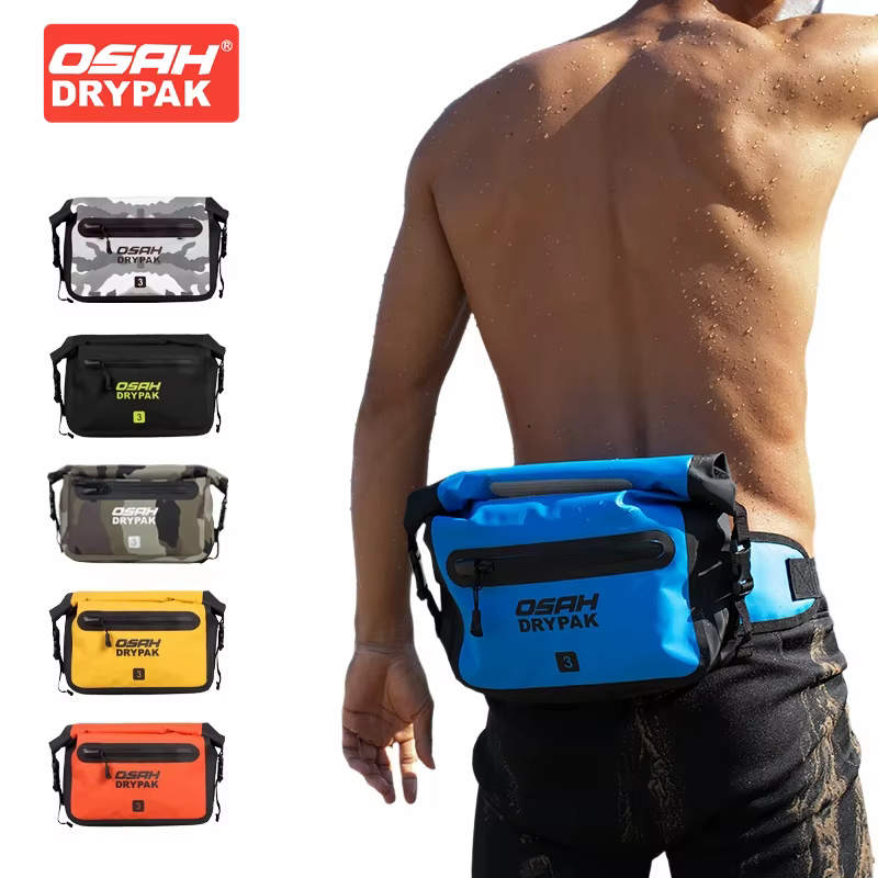 OSAH 3L sac de taille multifonctionnel étanche en plein air plage randonnée voyage Camping outils Pack cyclisme moto