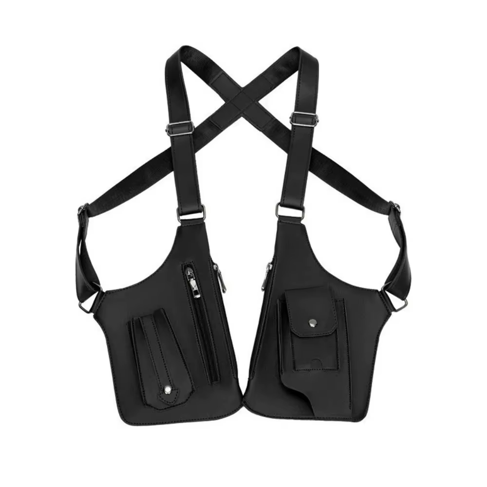 Sac tactique double épaule et bandoulière antivol dissimulé