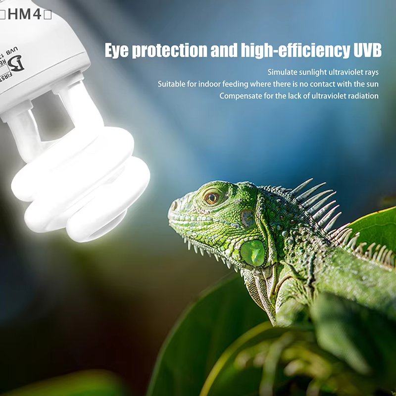 、1HM4 Raga13/26W rayons UV Terrarium à économie d'énergie lumière de se prélasser 5.0 10.0 UVB lampe pour Reptile tortue lézard serpent Reptiles lampe chauffante