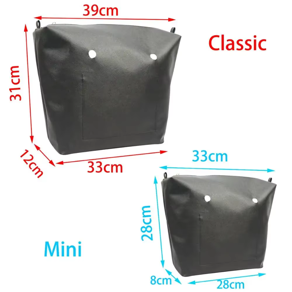 Nouvelle poche intérieure imperméable en cuir PU
