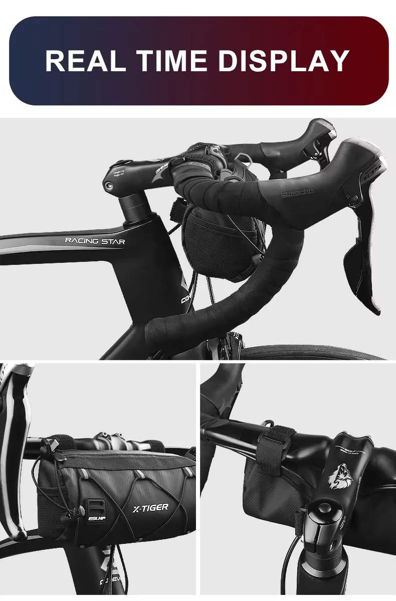 X-TIGER Vélo Sac Portable Guidon Multi-usages Grande Capacité Sac À Dos VTT