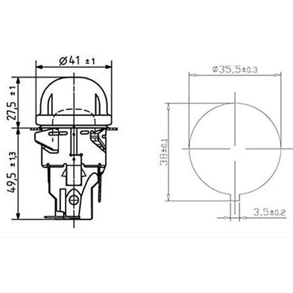 Support de lampe de four E14, base en céramique, haute température, degré d'éclairage, verre du Guatemala, tête ronde, capuchon de lampe de four