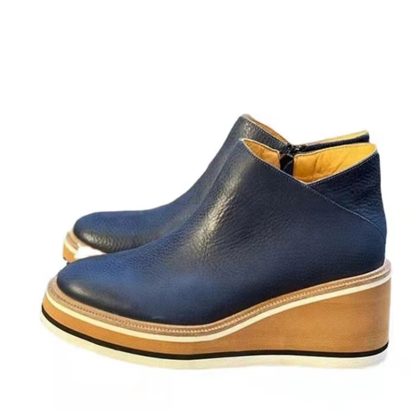 Chaussures femmes plate-forme 2022 automne noir