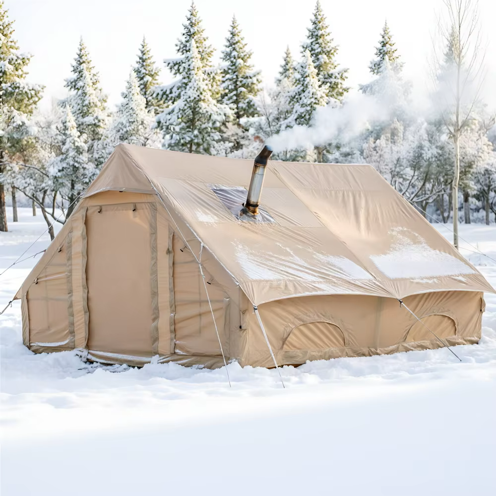 Grande tente de camping gonflable pour 4 à 8 personnes