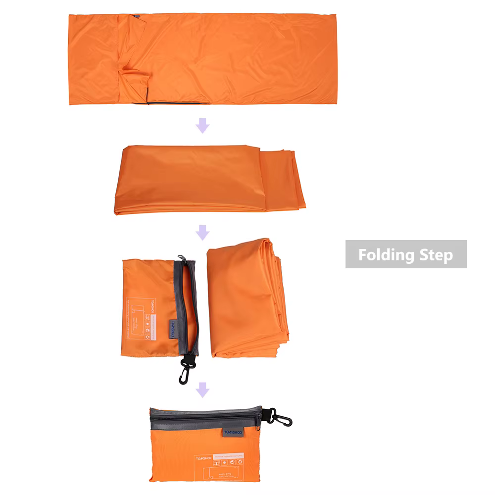 TOMSHOO voyage en plein air hôtel sac de couchage Camping randonnée Polyester Pongee sac