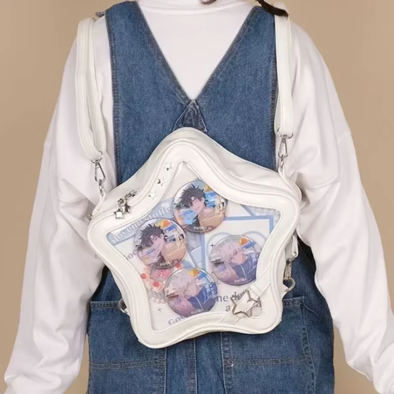 Nouveau Ita sac à dos 2026 populaire sac d'école Transparent pour les femmes doux Chic étoile sac à bandoulière affichage automne Bolsa Сумка