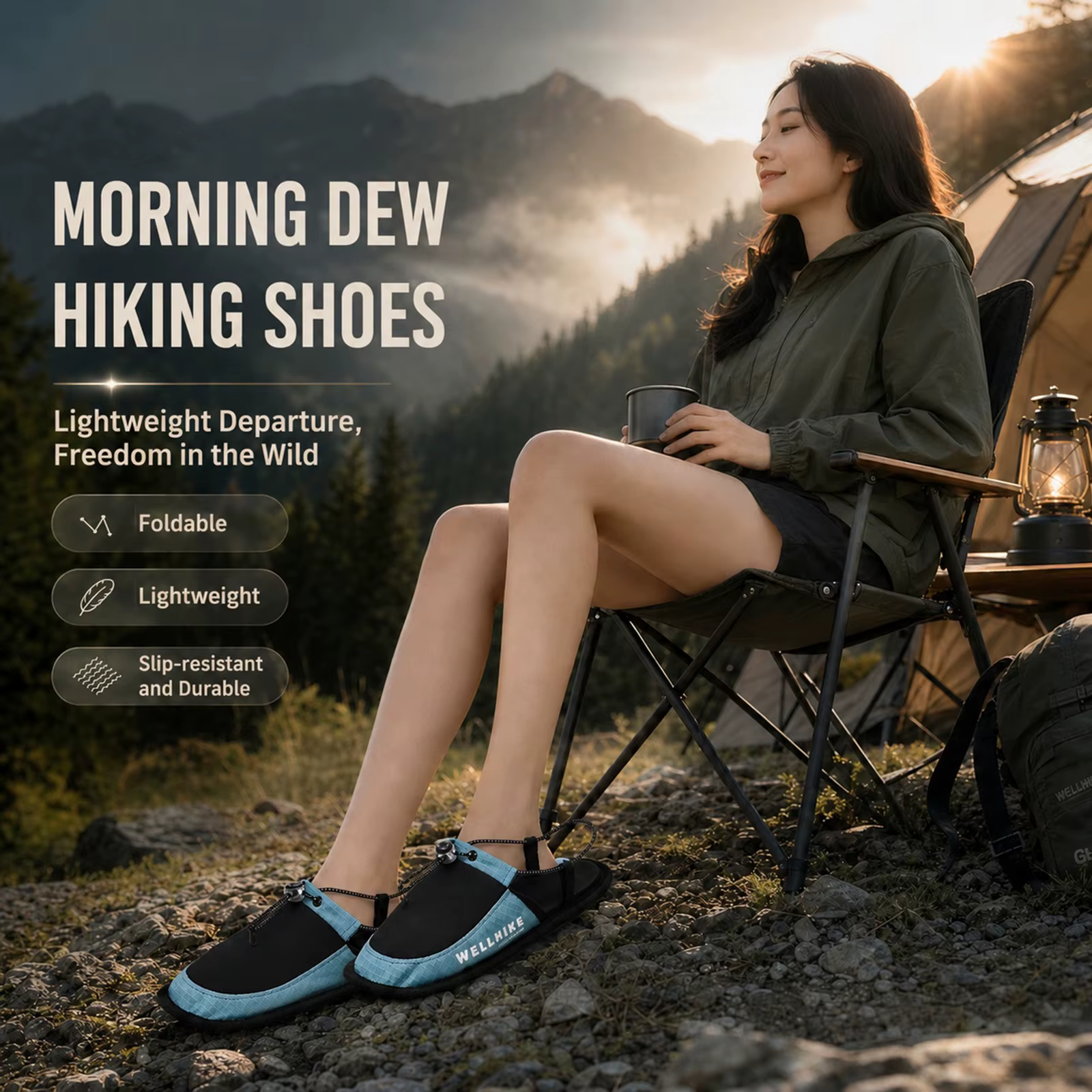 Chaussons de camping pour hommes et femmes